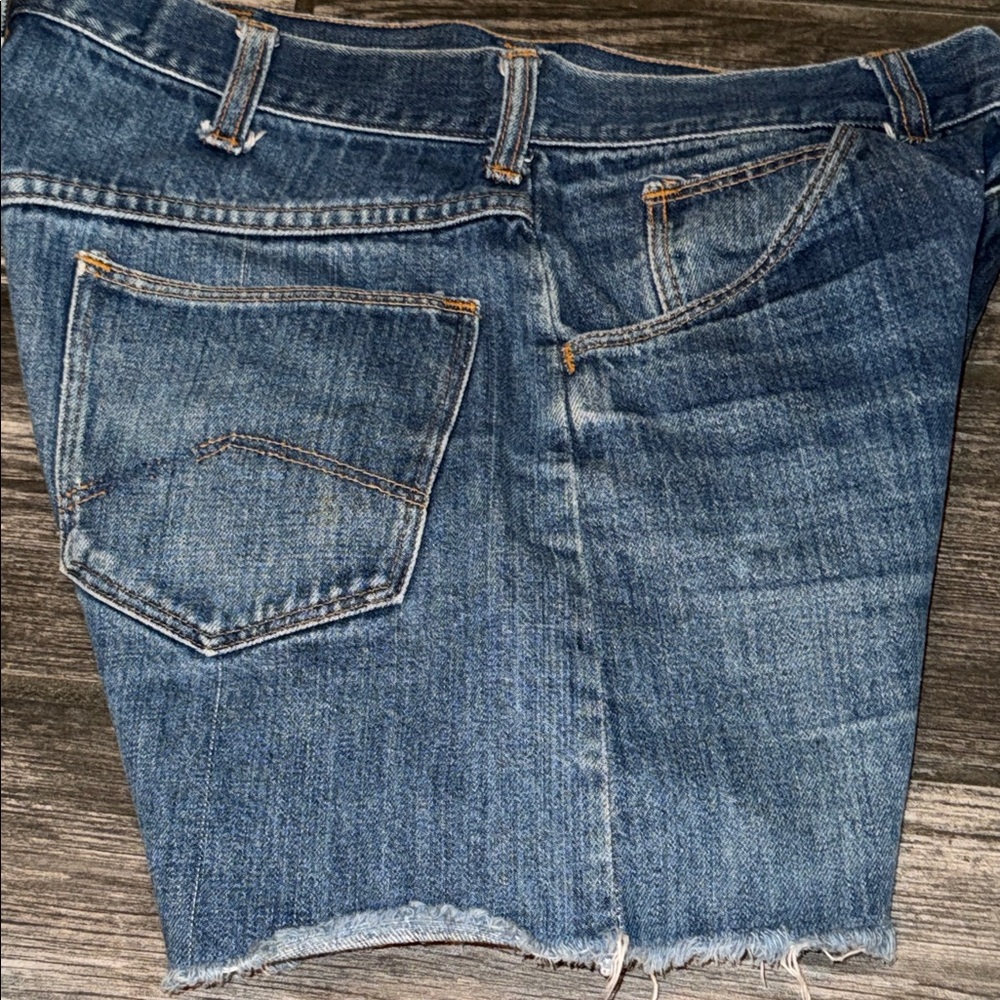 Vintage 1960s 70s denim blue Jean shorts women’s size 30 - Picture 5 of 5
